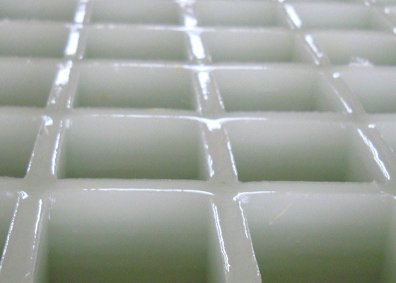 Cina Fiberglass + Resin dasar Grating Lantai Plastik Dicetak 38MM Disesuaikan pemasok