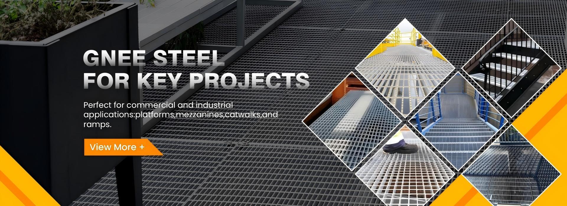 kualitas Galvanized Steel Grating pabrik