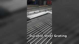 Walkway Flooring Drain Wire Mesh Tapak Tangga Logam Kisi Stainless Steel