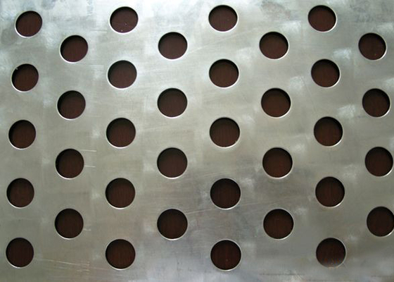 Cina Lembar Baja berlubang bulat berlubang, Q235 Steel Galvanized Perforated Sheet pemasok