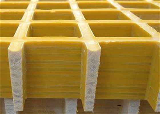 Pencucian Mobil Jaring Walkway Fiberglas, Kisi-Kisi Drainase Fiberglas yang Mudah Dibersihkan