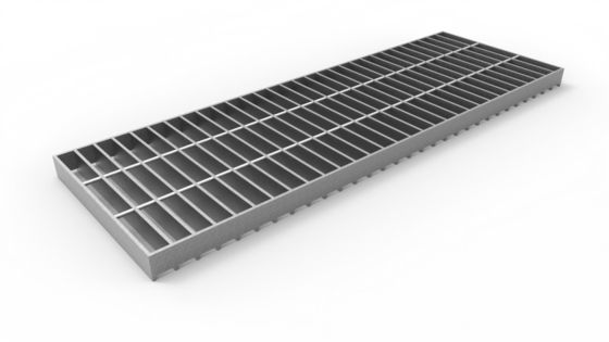 Bahan Bangunan Galvanis Metal Steel Bar Grating dengan Klip Pengepakan untuk Proyek Kota