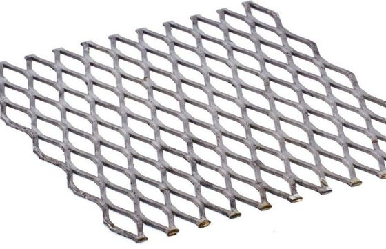 Besi stainless steel diperluas Metal Wire Mesh untuk Konstruksi