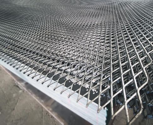 Besi stainless steel diperluas Metal Wire Mesh untuk Konstruksi