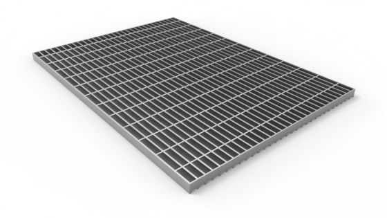 Baja ringan 25X5mm Galvanized Bearing Bar Grating Supplier Standar 6,0 Meter