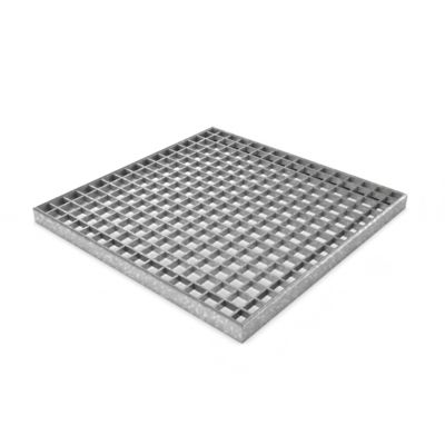 30X3mm Catwalk Hot DIP Galvanized Metal Bearing Bar Grid Serrated Weld Steel Mesh Treads Trench Drainage Cover Tec-Sieve Expanded Steel Grating for Trailer Ramp