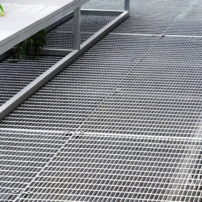 19-W-4 1 1/4″ ″ *3/16″ ″ Kisi Logam Baja Kisi Baja untuk Kisi-Kisi Jalur Pejalan Kaki Platform