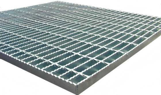 Heavy Duty 19W4 Aluminium, Galvanized Steel, Stainless Steel, Catwalk Deck Floor Steel Bar Grating Drain Trench Cover Harga untuk Platform Walkway