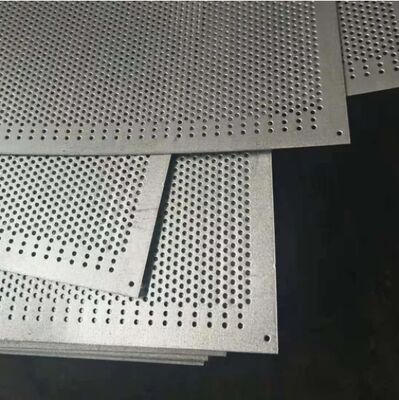 Galvanized Steel Round Hole Expanded Metal Mesh Lampu dan Biaya Efektif Perforated Metal Sheet
