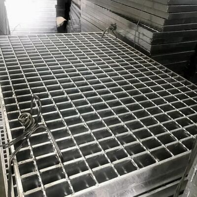 Heavy Duty Hot Dip Galvanized Steel Grating untuk Lantai Platform Industri