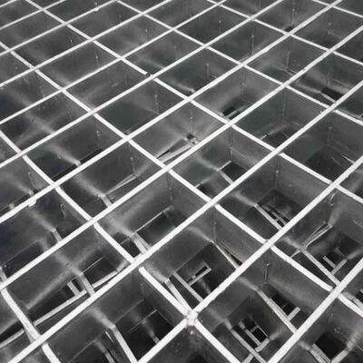 30X100mm Galvanized Steel Heavy Duty Walkway Grating untuk Tangga dan Platform Luar Ruang