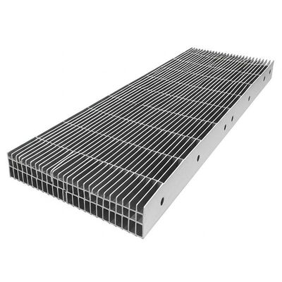 30X100mm Galvanized Steel Heavy Duty Walkway Grating untuk Tangga dan Platform Luar Ruang