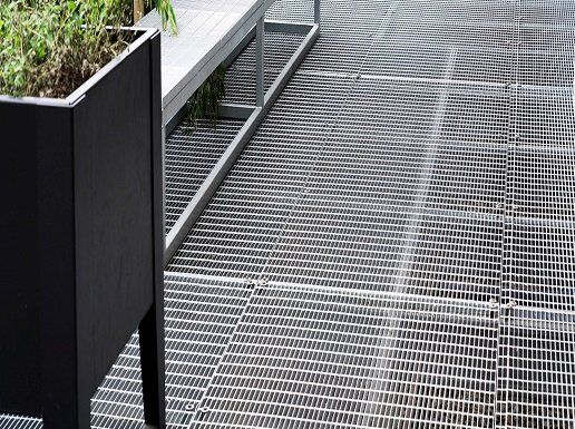 Hot-DIP Galvanized Rating stainless steel untuk jalan tangga eksterior luar dan platform walkways