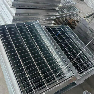 Galvanized Non-Slip Offshore Steel Grating untuk Heavy Duty Industrial Walkways