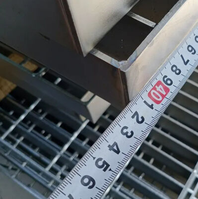 Galvanized Steel Bar Grating dengan Bar Cross Welded untuk Lantai Platform Industri