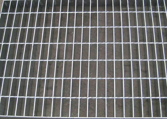 Twisted Bar Stainless Steel Lantai Grating, Lantai Industri Grates ISO9001