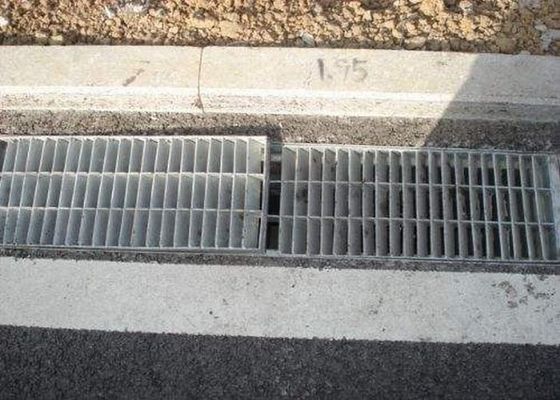 Black / Silver Steel Grating Drain Cover 3mm / 5mm / Custom Thickness