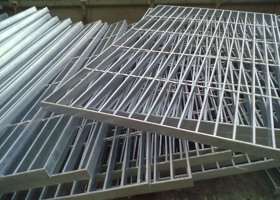 Flat Bar Galvanized Floor Grating, Round Bar Galvanized Walkway Grating