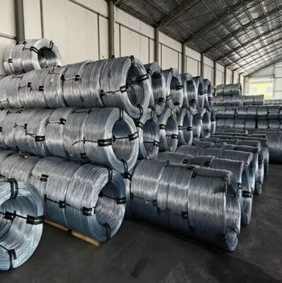 2mm Ukuran 0,5mm Diameter Hot Dip Galvanized Steel Wire untuk industri pengikat dan konstruksi